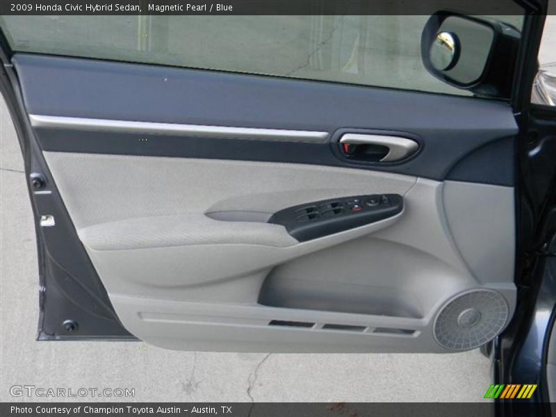 Magnetic Pearl / Blue 2009 Honda Civic Hybrid Sedan