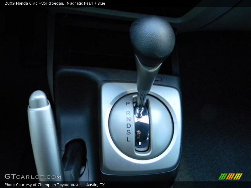Magnetic Pearl / Blue 2009 Honda Civic Hybrid Sedan
