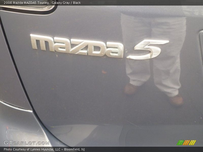 Galaxy Gray / Black 2008 Mazda MAZDA5 Touring