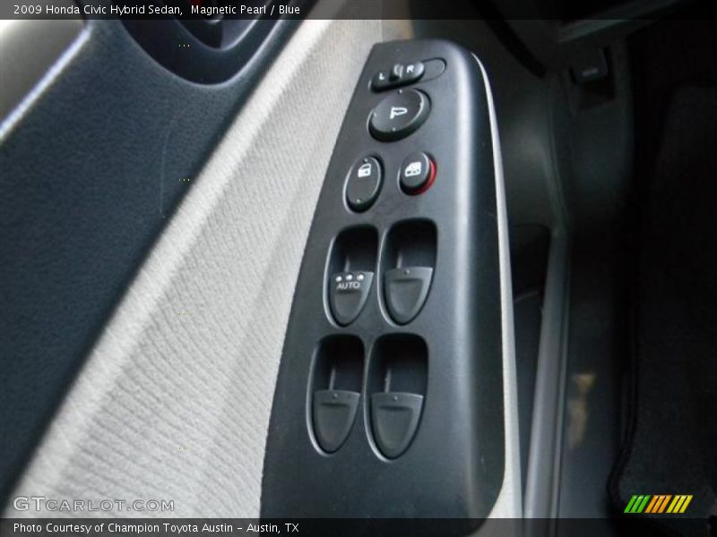 Magnetic Pearl / Blue 2009 Honda Civic Hybrid Sedan