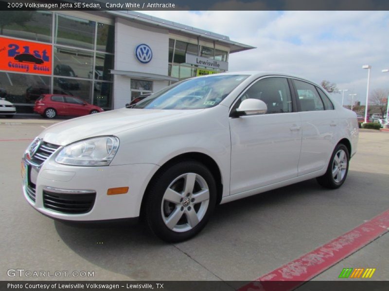 Candy White / Anthracite 2009 Volkswagen Jetta SE Sedan