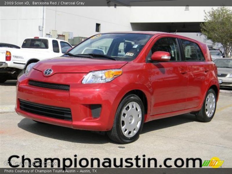 Barcelona Red / Charcoal Gray 2009 Scion xD