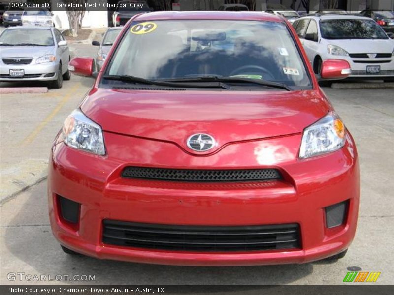 Barcelona Red / Charcoal Gray 2009 Scion xD