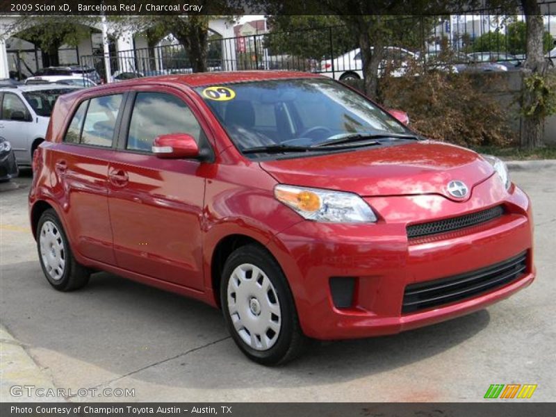 Barcelona Red / Charcoal Gray 2009 Scion xD