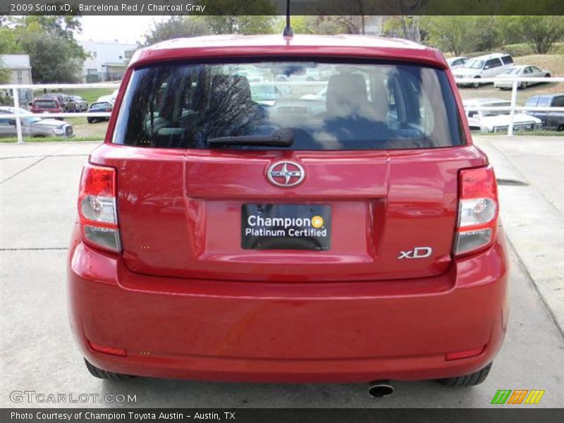 Barcelona Red / Charcoal Gray 2009 Scion xD