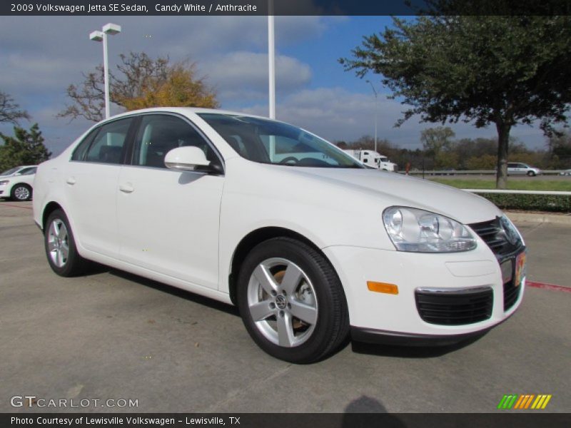 Candy White / Anthracite 2009 Volkswagen Jetta SE Sedan
