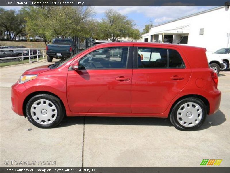 Barcelona Red / Charcoal Gray 2009 Scion xD