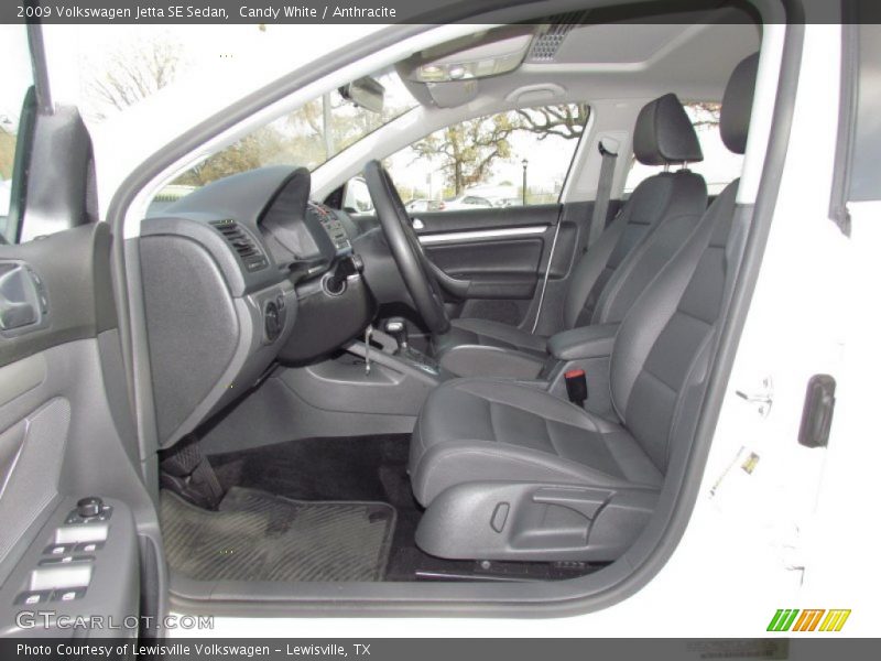 Candy White / Anthracite 2009 Volkswagen Jetta SE Sedan