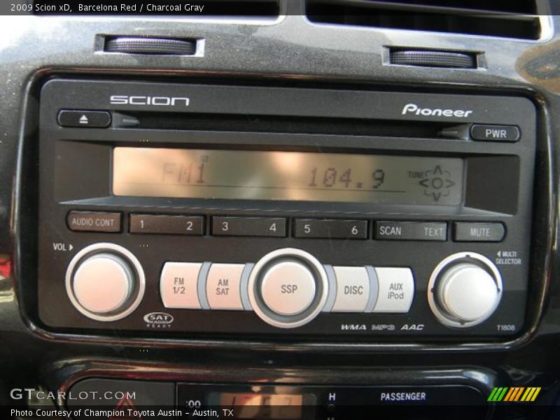 Barcelona Red / Charcoal Gray 2009 Scion xD