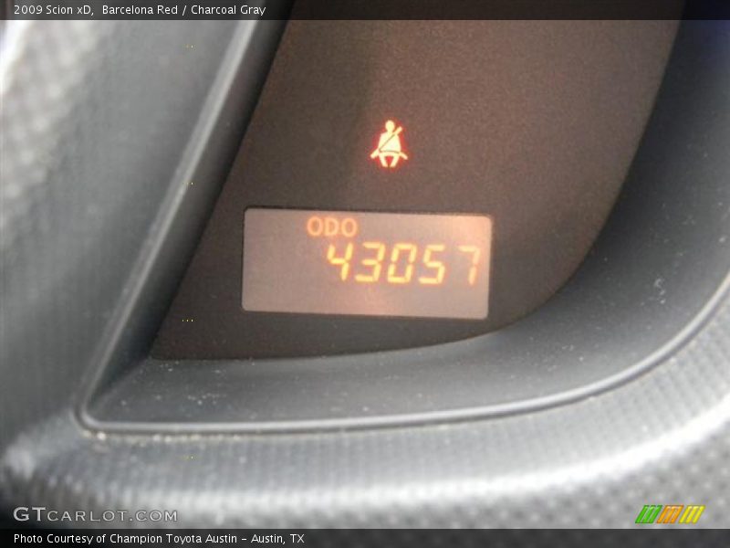Barcelona Red / Charcoal Gray 2009 Scion xD