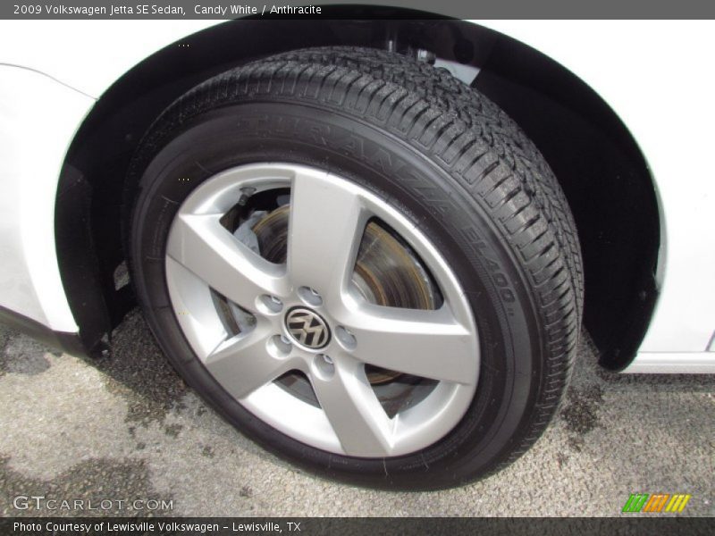 Candy White / Anthracite 2009 Volkswagen Jetta SE Sedan