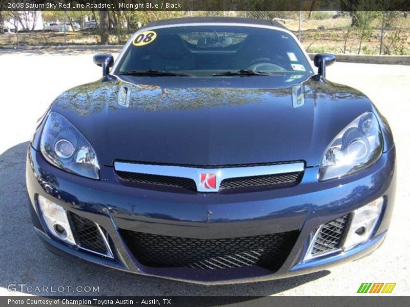 Midnight Blue / Black 2008 Saturn Sky Red Line Roadster