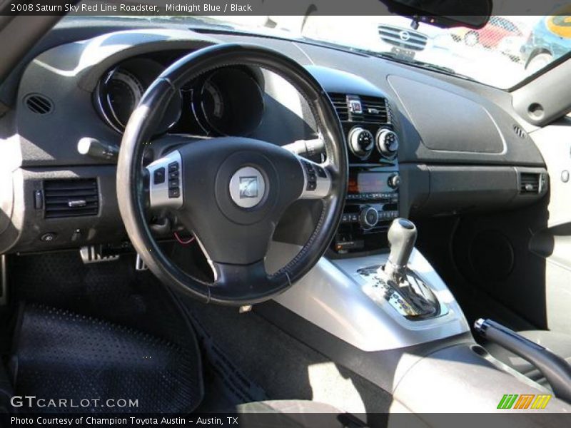Midnight Blue / Black 2008 Saturn Sky Red Line Roadster