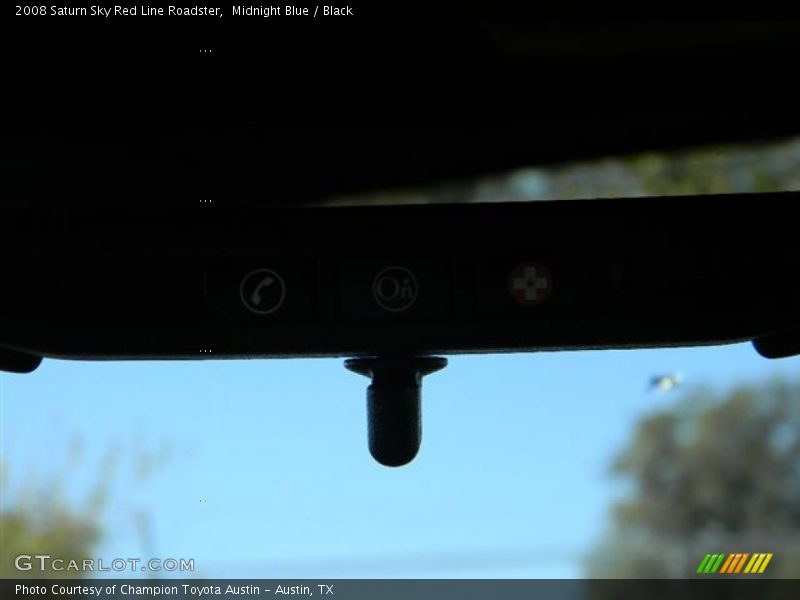 Midnight Blue / Black 2008 Saturn Sky Red Line Roadster