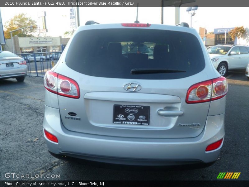 Irridescent Silver Blue Metallic / Gray 2010 Hyundai Santa Fe GLS 4WD