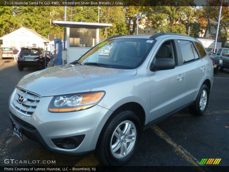 Irridescent Silver Blue Metallic / Gray 2010 Hyundai Santa Fe GLS 4WD