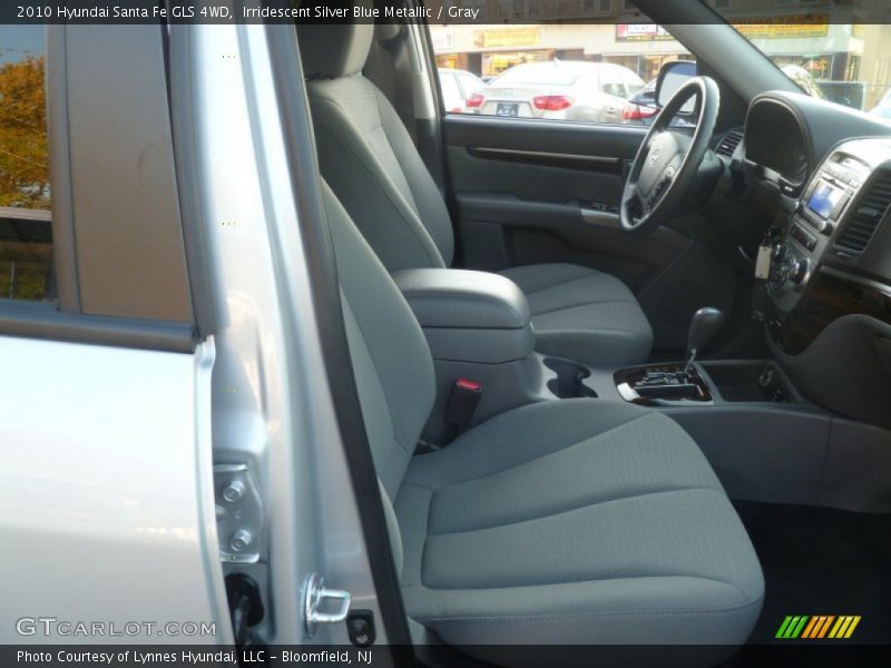 Irridescent Silver Blue Metallic / Gray 2010 Hyundai Santa Fe GLS 4WD