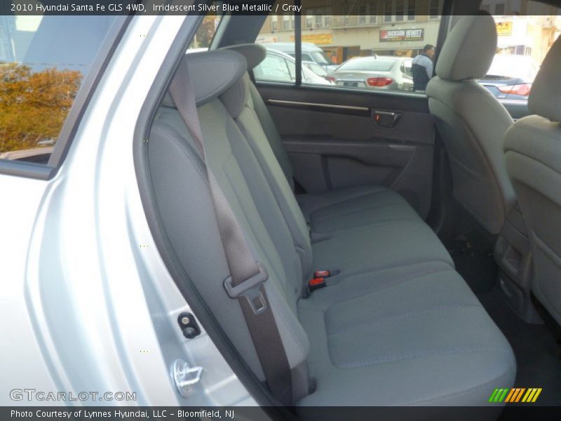 Irridescent Silver Blue Metallic / Gray 2010 Hyundai Santa Fe GLS 4WD