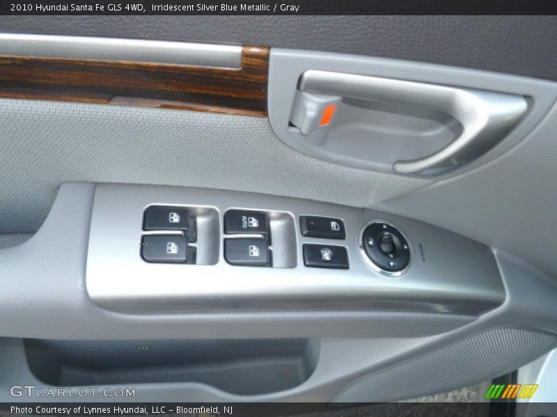 Irridescent Silver Blue Metallic / Gray 2010 Hyundai Santa Fe GLS 4WD