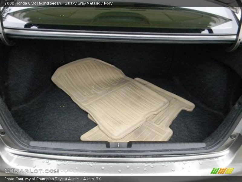 Galaxy Gray Metallic / Ivory 2008 Honda Civic Hybrid Sedan