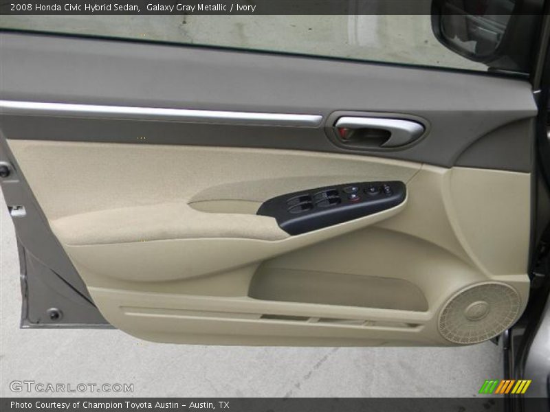 Galaxy Gray Metallic / Ivory 2008 Honda Civic Hybrid Sedan