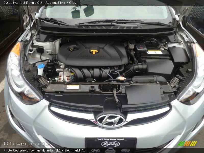 Radiant Silver / Gray 2011 Hyundai Elantra GLS