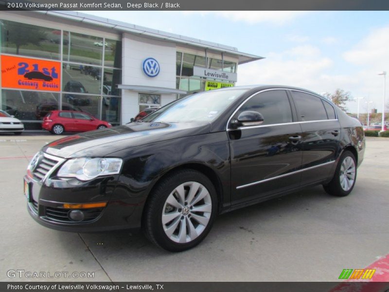Deep Black / Black 2010 Volkswagen Passat Komfort Sedan