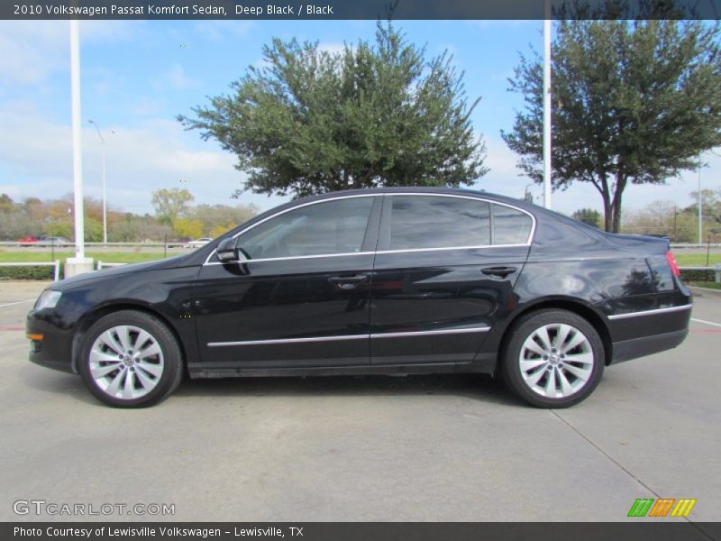 Deep Black / Black 2010 Volkswagen Passat Komfort Sedan