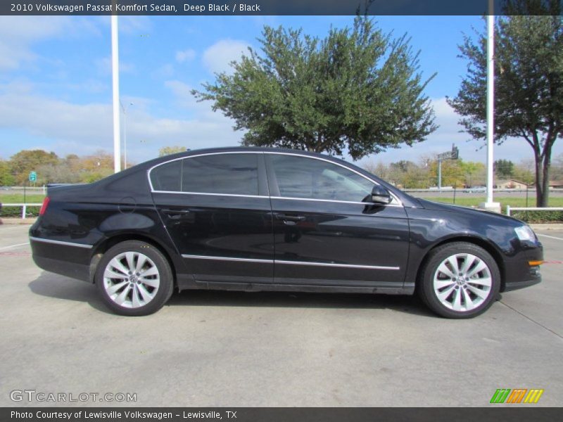 Deep Black / Black 2010 Volkswagen Passat Komfort Sedan
