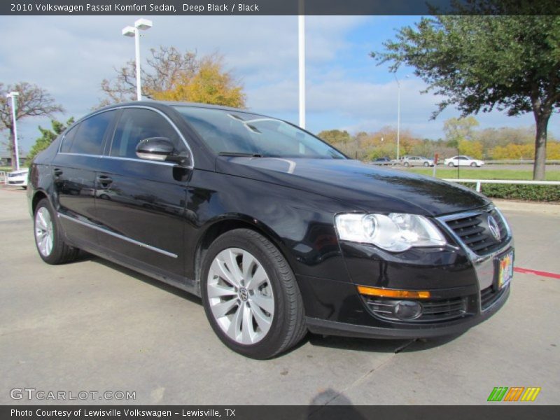 Deep Black / Black 2010 Volkswagen Passat Komfort Sedan