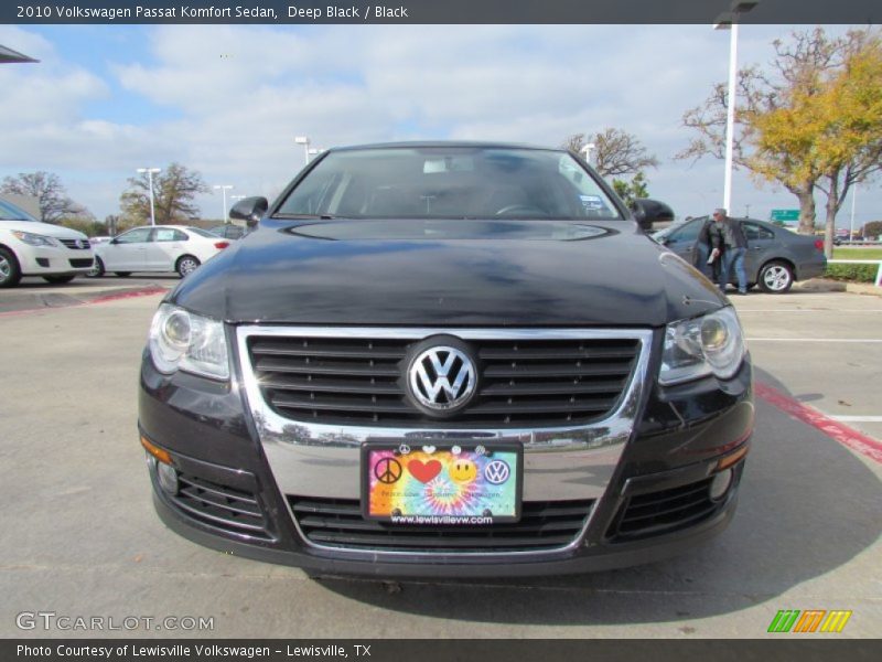 Deep Black / Black 2010 Volkswagen Passat Komfort Sedan