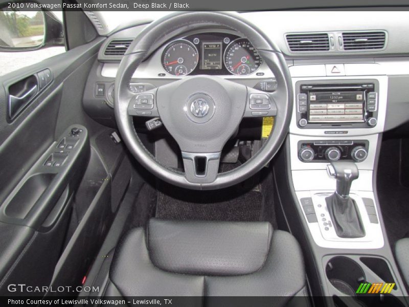 Deep Black / Black 2010 Volkswagen Passat Komfort Sedan