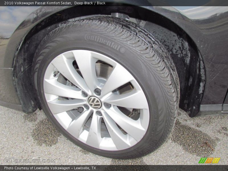 Deep Black / Black 2010 Volkswagen Passat Komfort Sedan