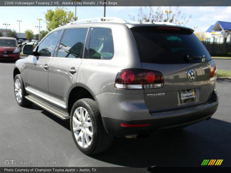 Alaska Grey Metallic / Pure Beige 2008 Volkswagen Touareg 2 V8
