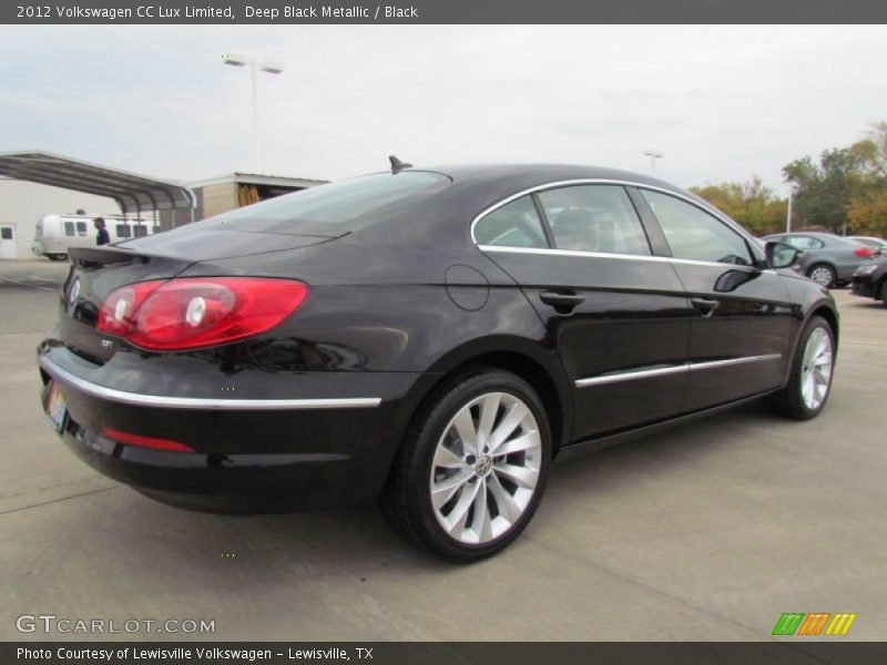 Deep Black Metallic / Black 2012 Volkswagen CC Lux Limited