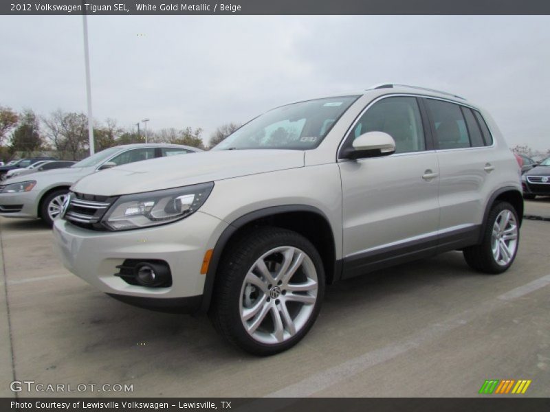  2012 Tiguan SEL White Gold Metallic