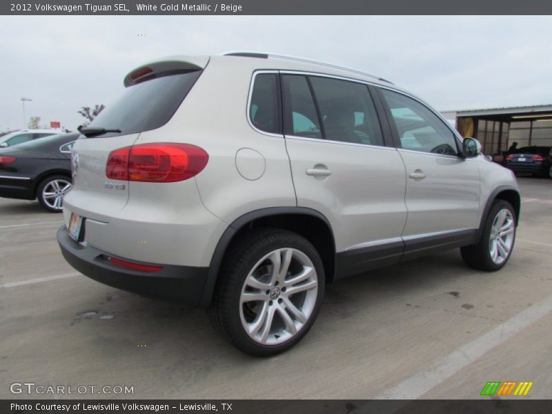  2012 Tiguan SEL White Gold Metallic
