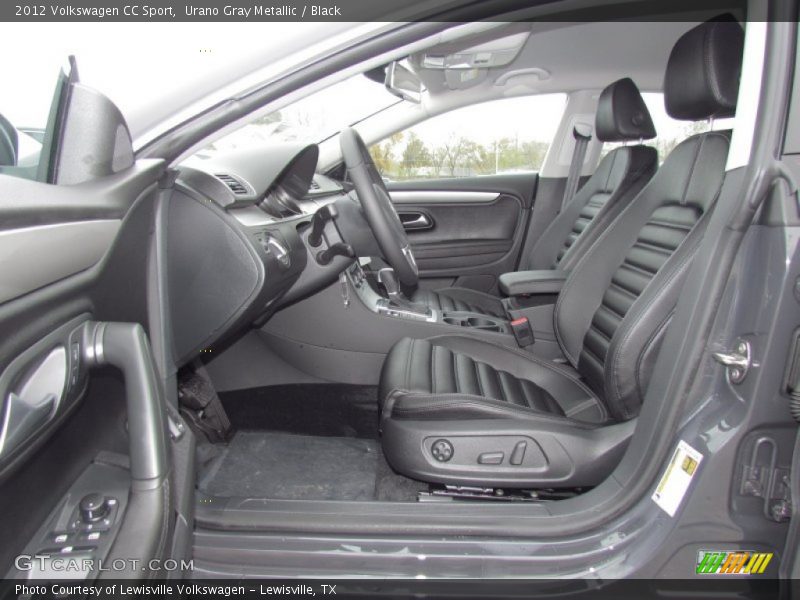 Urano Gray Metallic / Black 2012 Volkswagen CC Sport