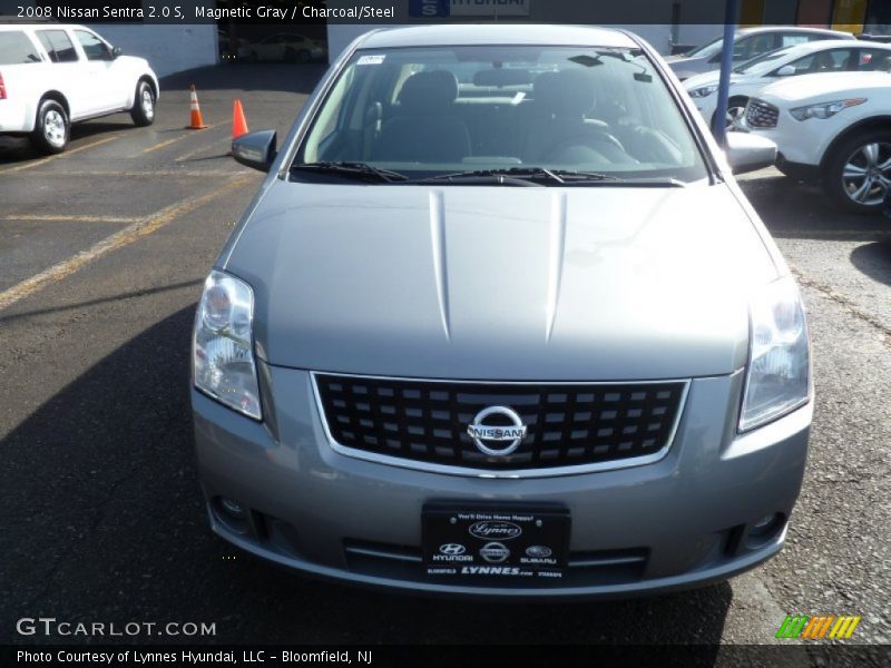 Magnetic Gray / Charcoal/Steel 2008 Nissan Sentra 2.0 S