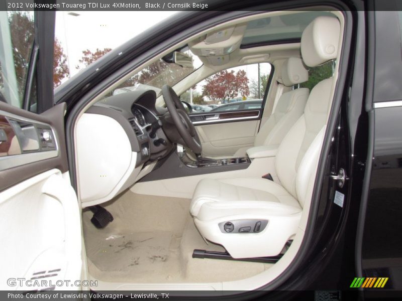 Black / Cornsilk Beige 2012 Volkswagen Touareg TDI Lux 4XMotion