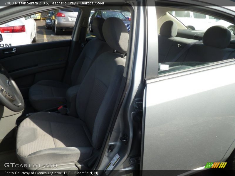 Magnetic Gray / Charcoal/Steel 2008 Nissan Sentra 2.0 S
