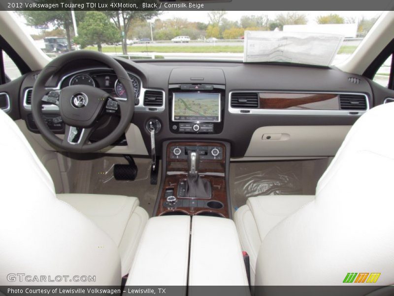 Black / Cornsilk Beige 2012 Volkswagen Touareg TDI Lux 4XMotion
