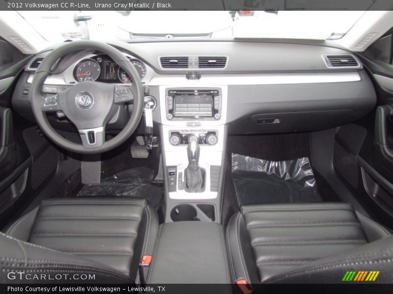 Urano Gray Metallic / Black 2012 Volkswagen CC R-Line