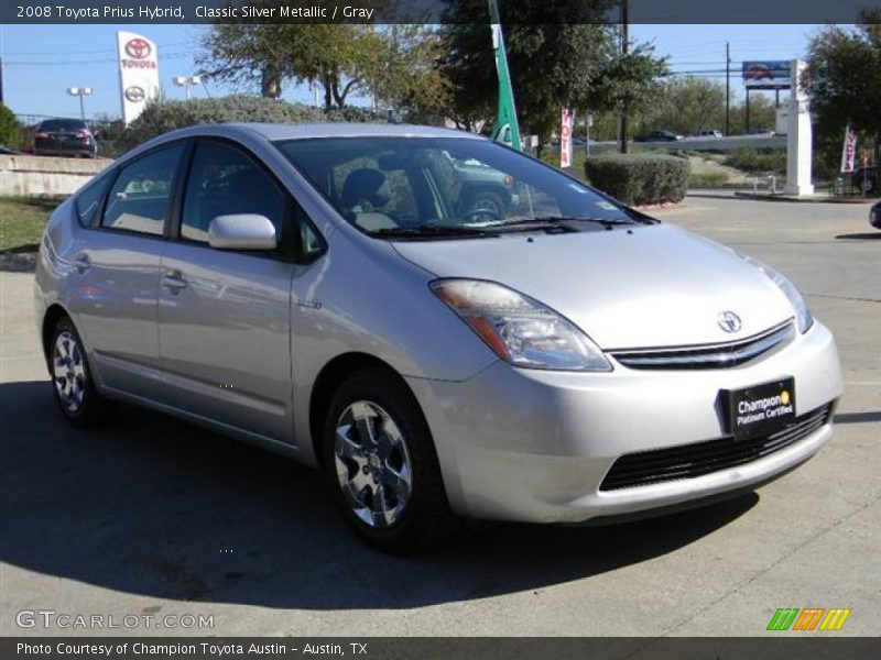 Classic Silver Metallic / Gray 2008 Toyota Prius Hybrid