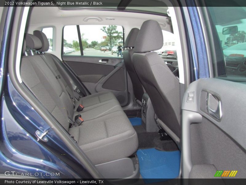 Night Blue Metallic / Black 2012 Volkswagen Tiguan S