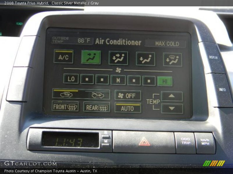 Classic Silver Metallic / Gray 2008 Toyota Prius Hybrid