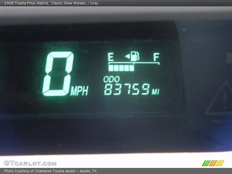 Classic Silver Metallic / Gray 2008 Toyota Prius Hybrid