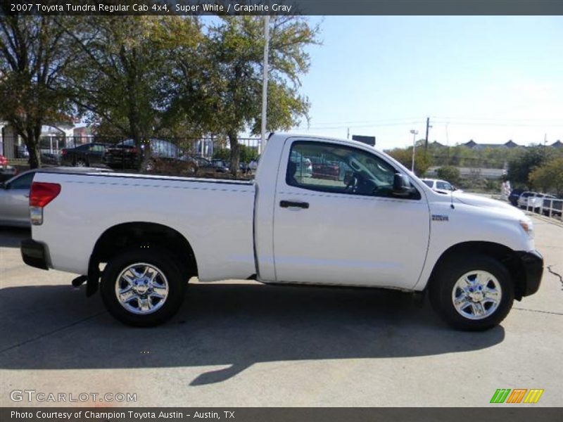Super White / Graphite Gray 2007 Toyota Tundra Regular Cab 4x4