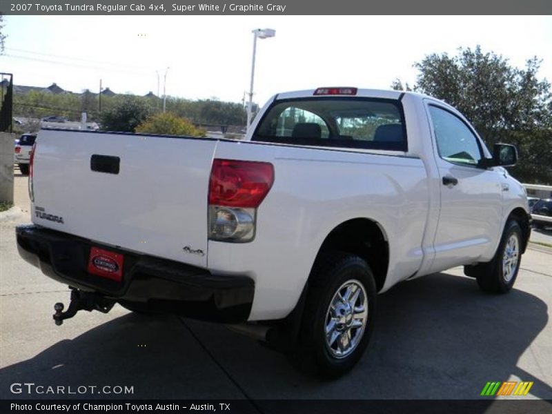 Super White / Graphite Gray 2007 Toyota Tundra Regular Cab 4x4