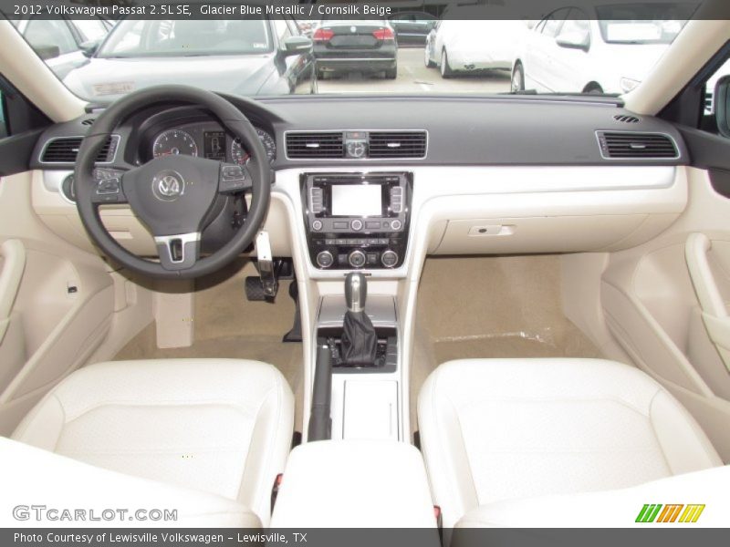 Glacier Blue Metallic / Cornsilk Beige 2012 Volkswagen Passat 2.5L SE